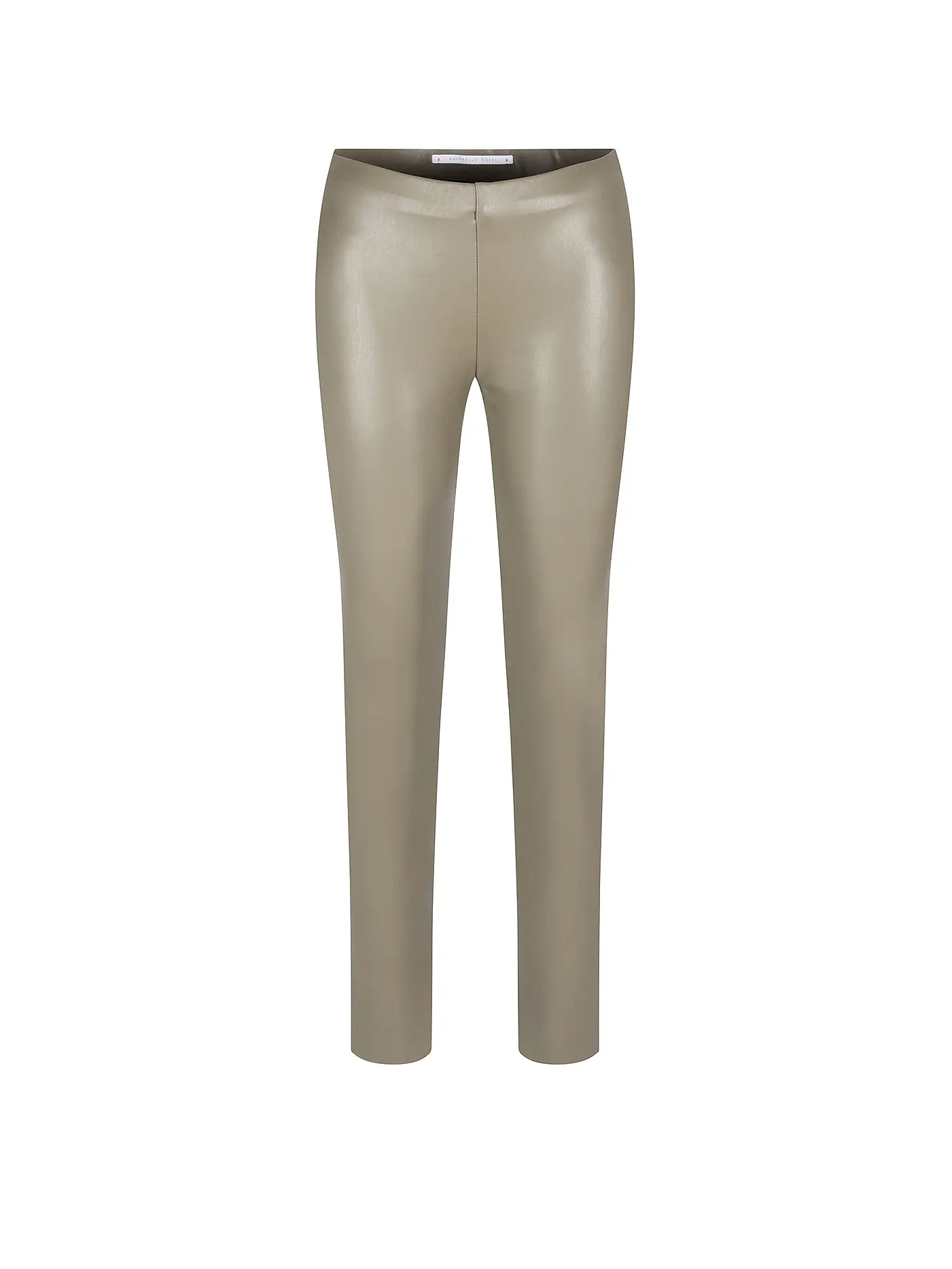 RAFFAELLO ROSSI | Hose in Lederoptik Skinny Fit Resa | olive